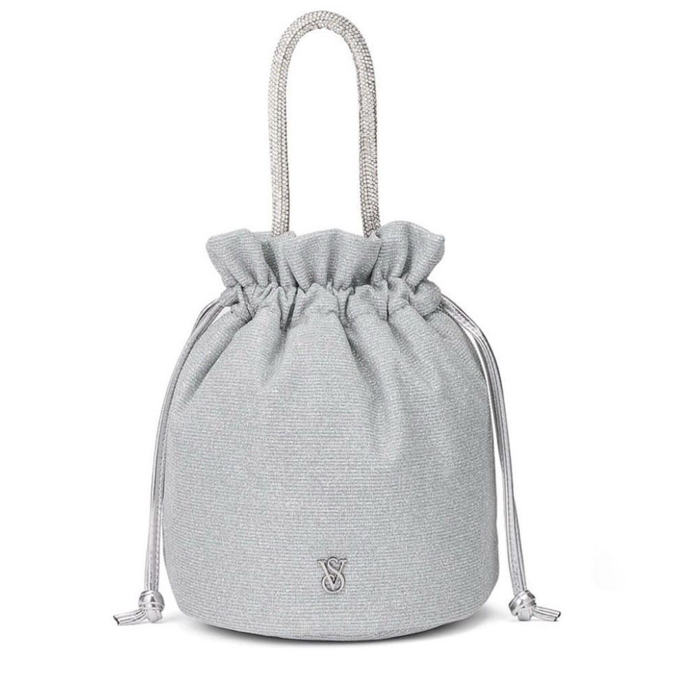 NEW Victorias Secret Bombshell Drawstring Shimmer Bag